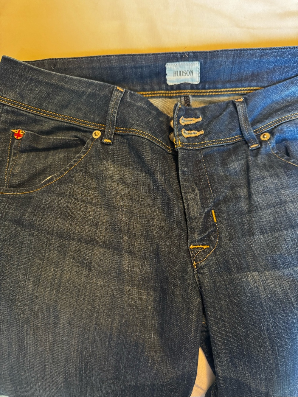 Hudson Jeans Ladies Dark Blue Slim Jeans
